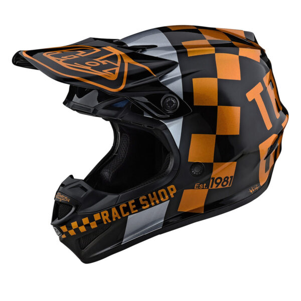 TLD Motocross Helm SE4 Checker MIPS ECE