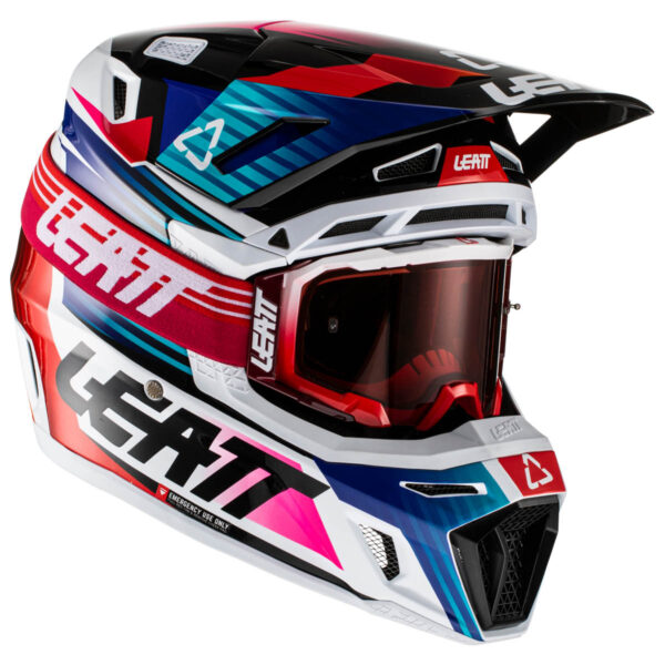 Motocross Helm Moto 8.5 V22 inkl. Brille