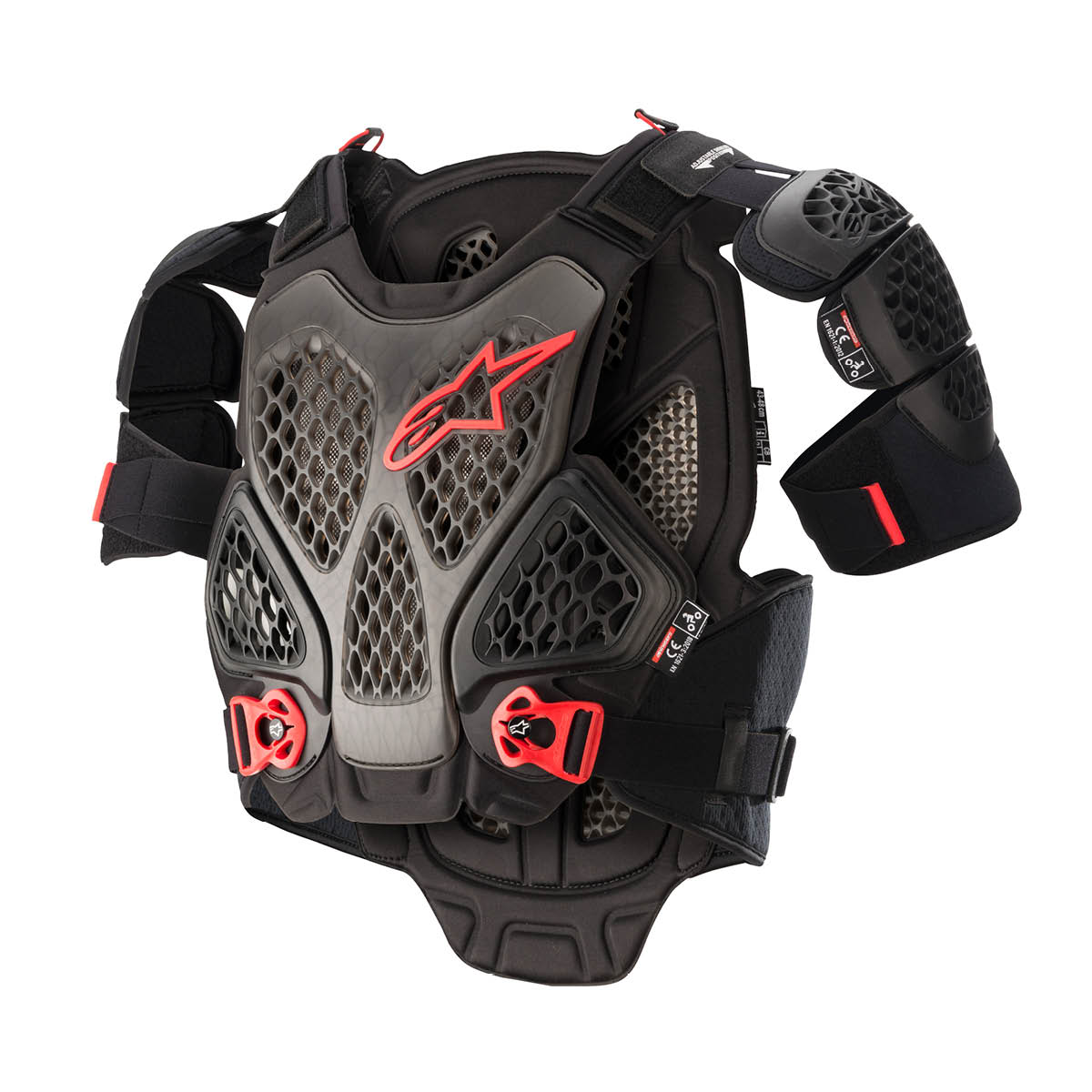 Alpinestars Saturn Herren Nierengürtel Offroad Body Armor Schwarz Weiss Einheitsgrosse Black White