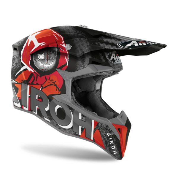 Motocross Helm Wraap Alien