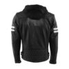 Lederjacke Jari Hooded V2