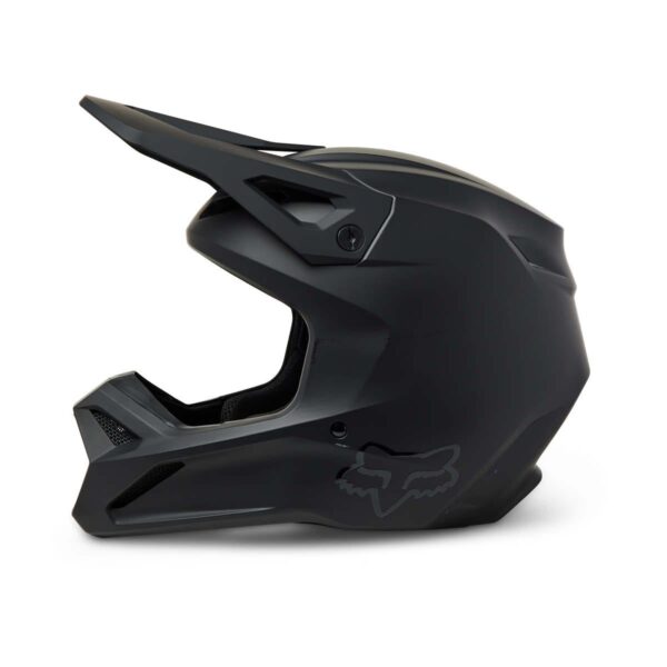 Motocross Helm Jugend V1 Matte Black MIPS ECE