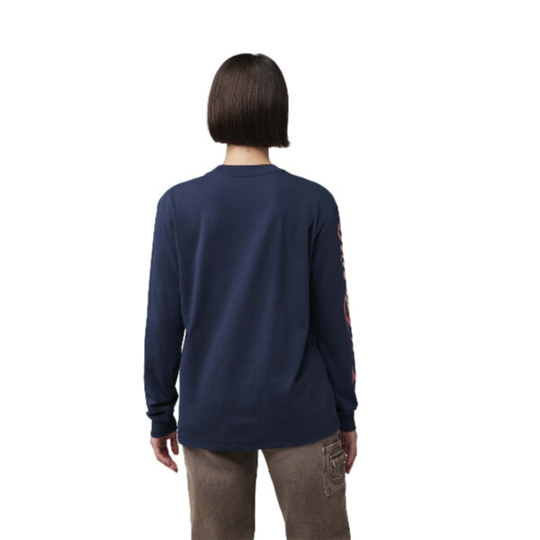 Langarmshirt Damen Scripted