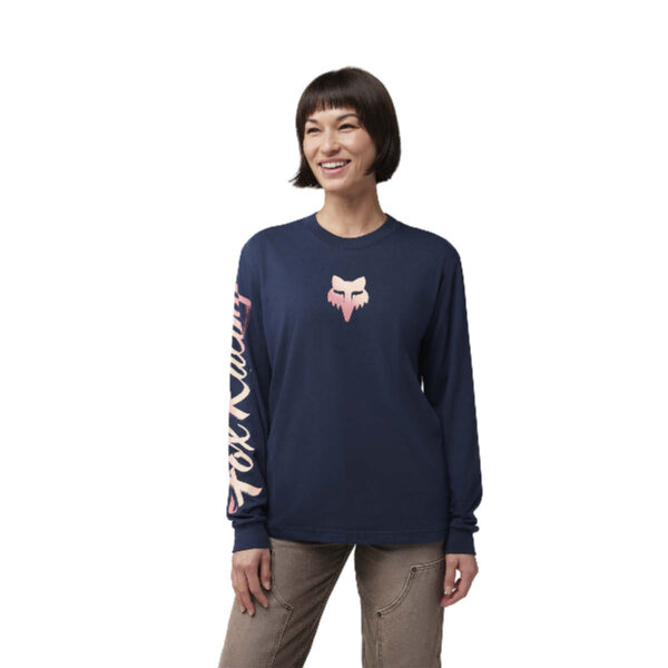 Langarmshirt Damen Scripted