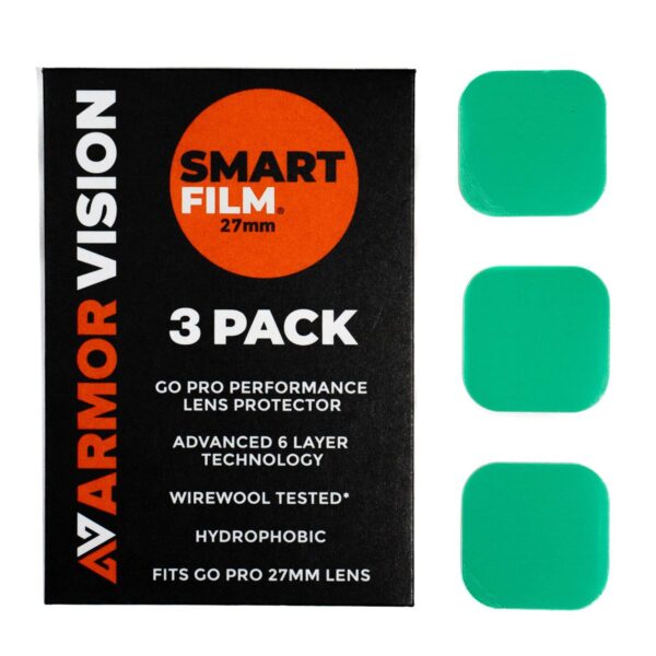 SmartFilm GoPro Lens Cover Protector 3 Pack