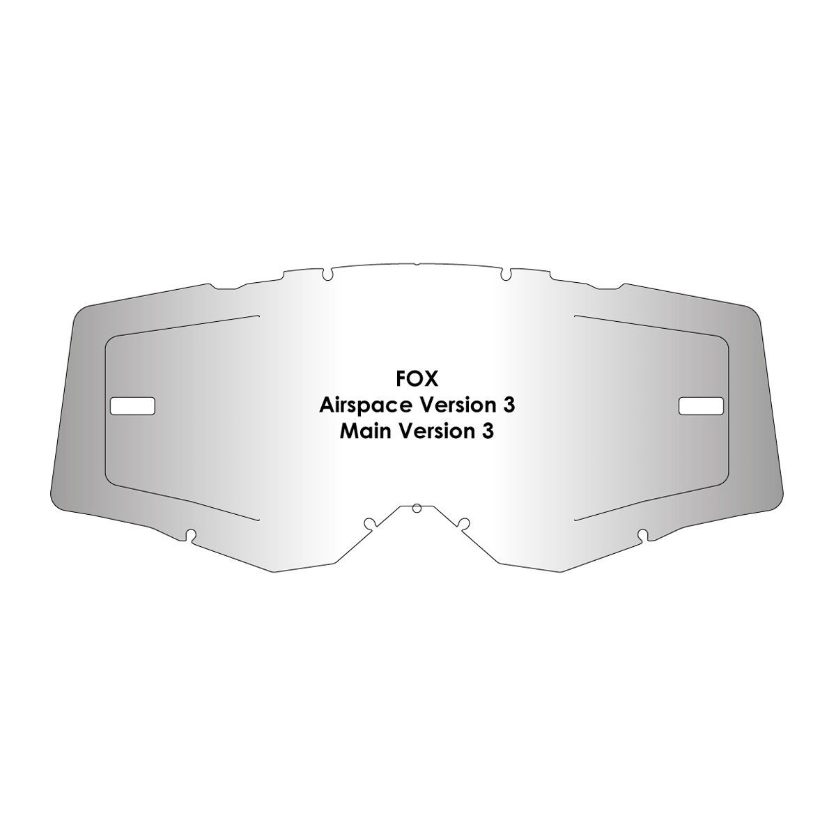 Ersatzglas FOX Airspace 3/Main 3 (MX25)