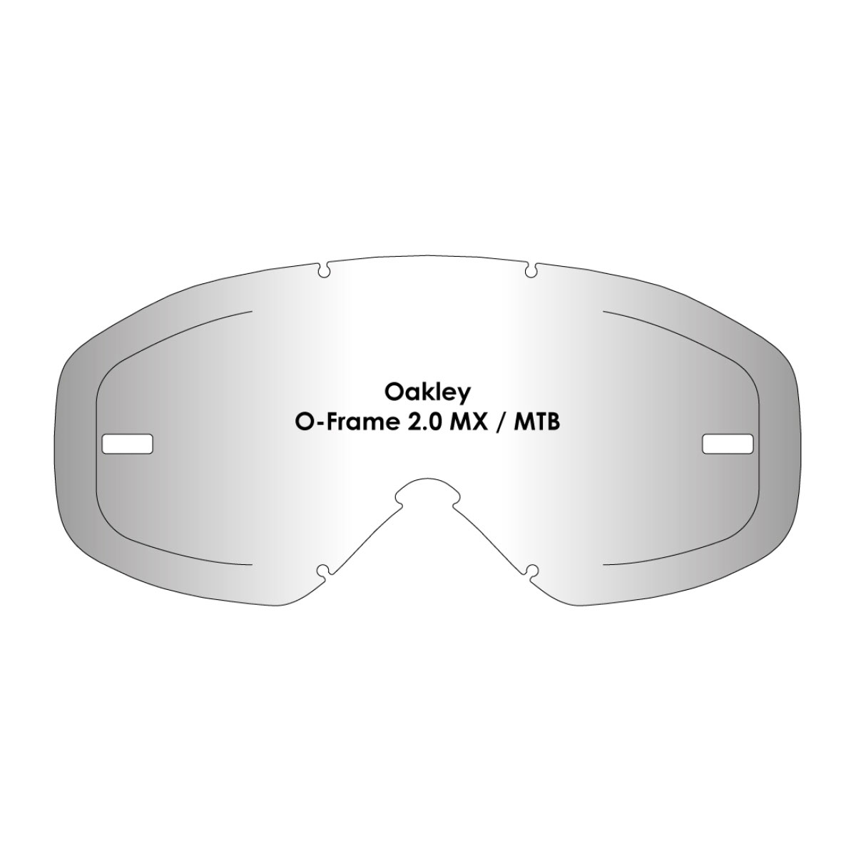 Ersatzglas OAKLEY O-Frame 2.0 MX/MTB