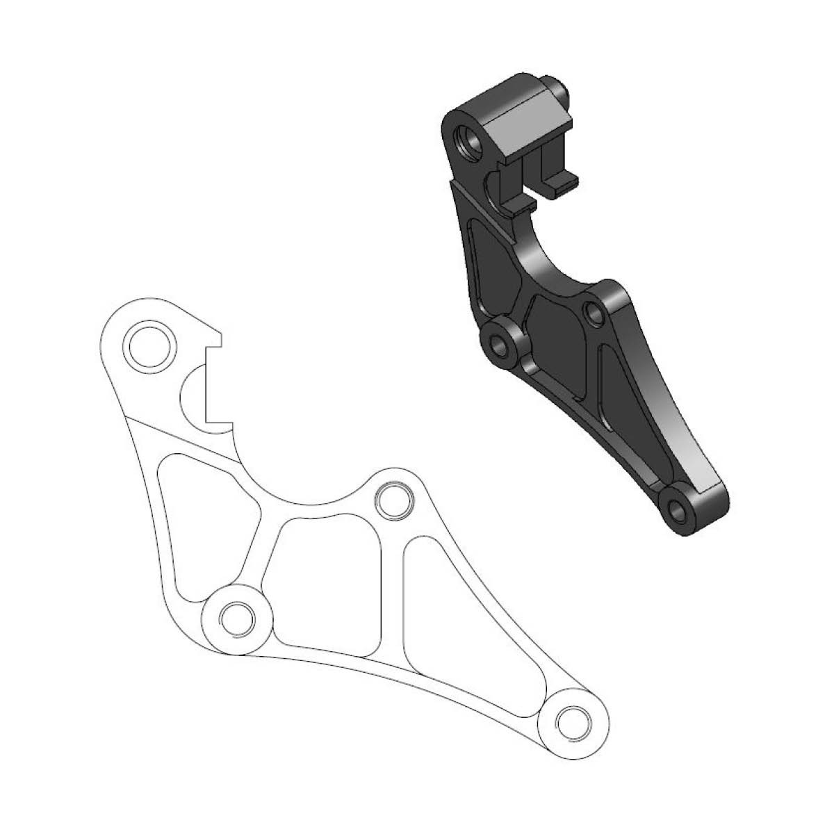 MOTO-MASTER Adapter SM-Street für HONDA