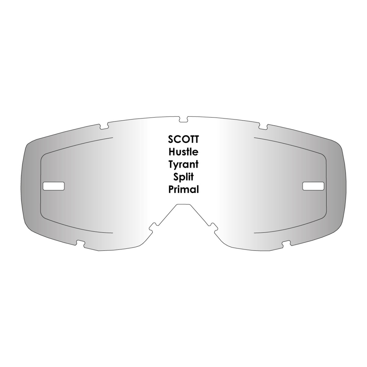 Ersatzglas SCOTT Hustle/Tyrant/Split/Primal