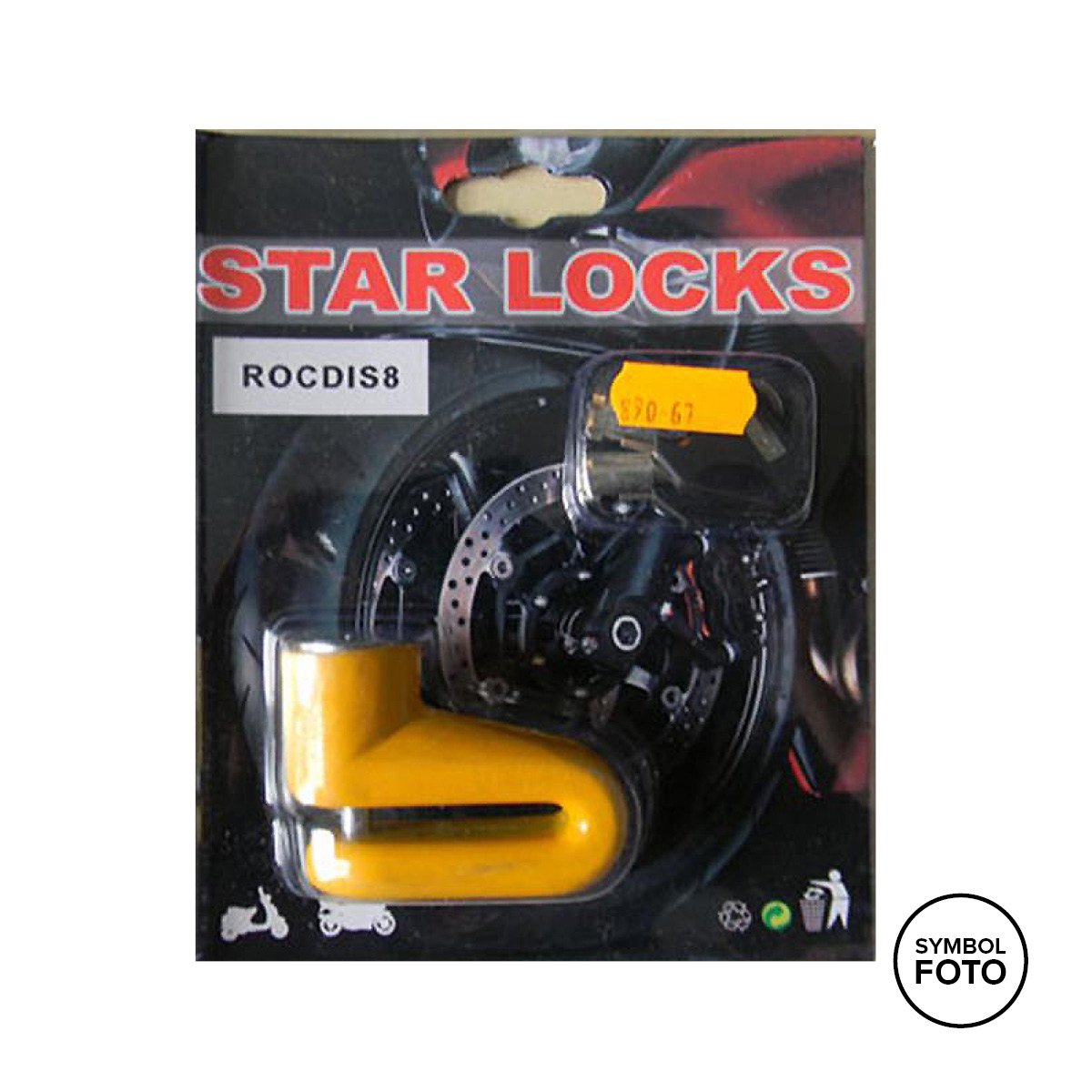 Bremsscheibenschloss Moped/Scooter