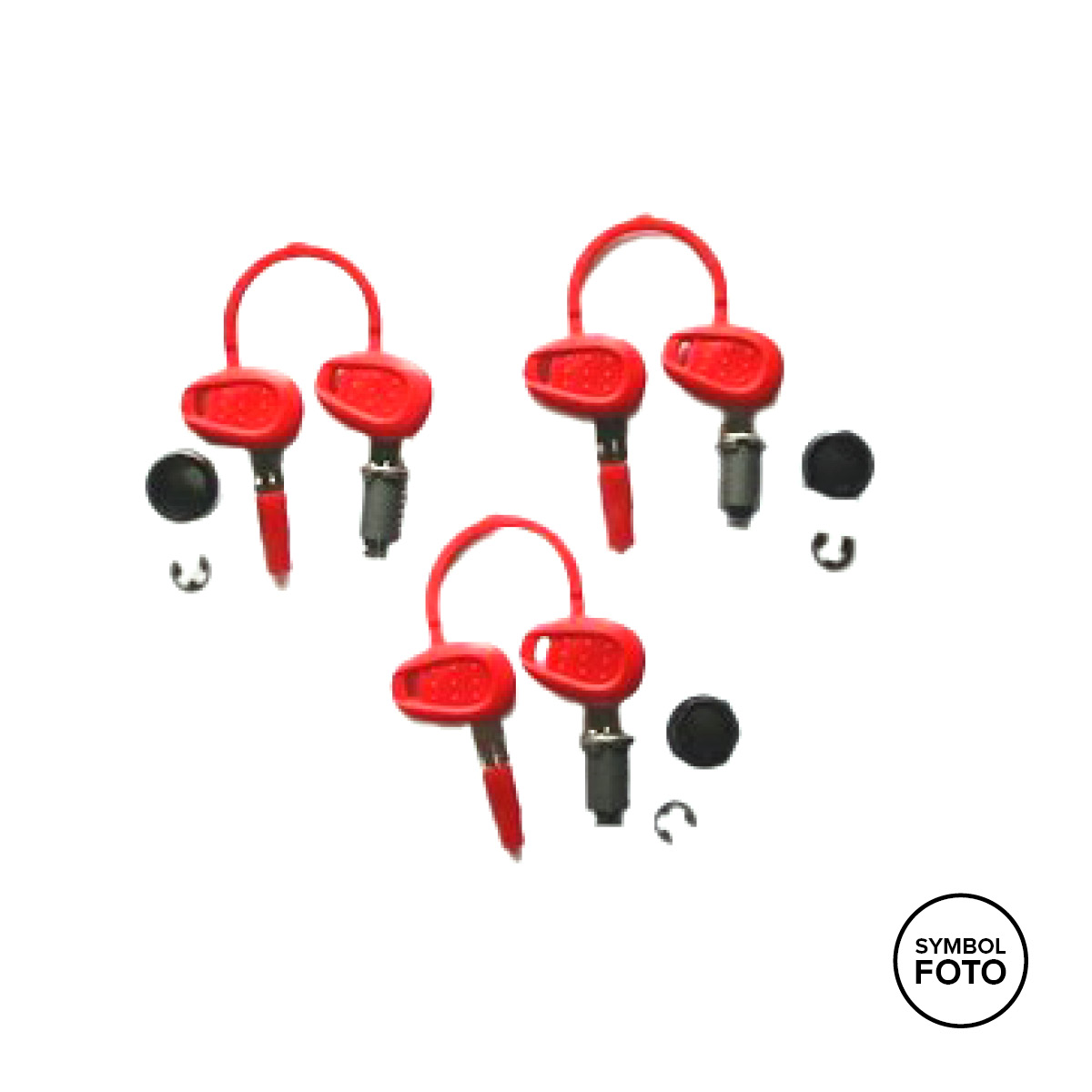 Gleichsperrendes-Schloss-Set, 3-fach