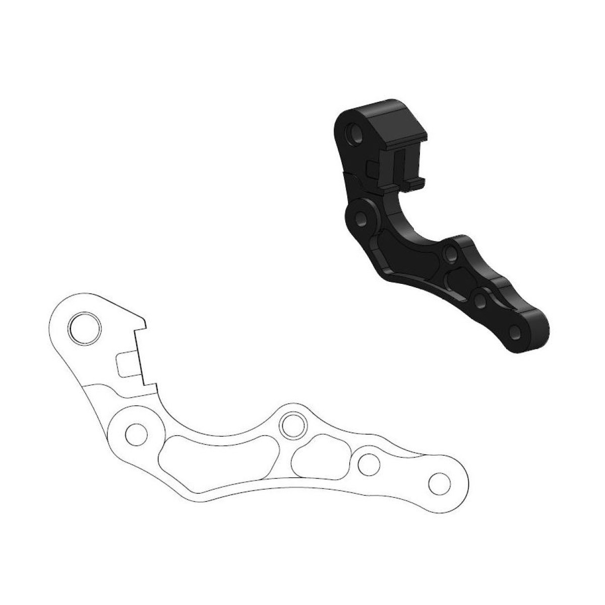 MOTO-MASTER Oversize Adapter für HUSQVARNA, GASGAS