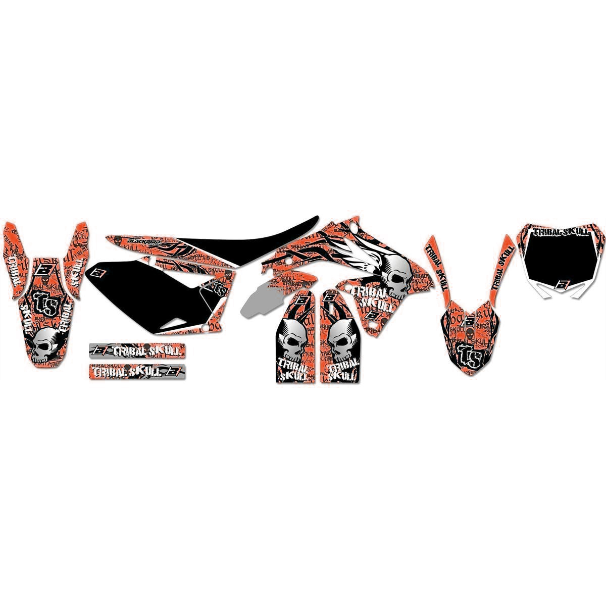 Dekorbogen SKULL für KTM