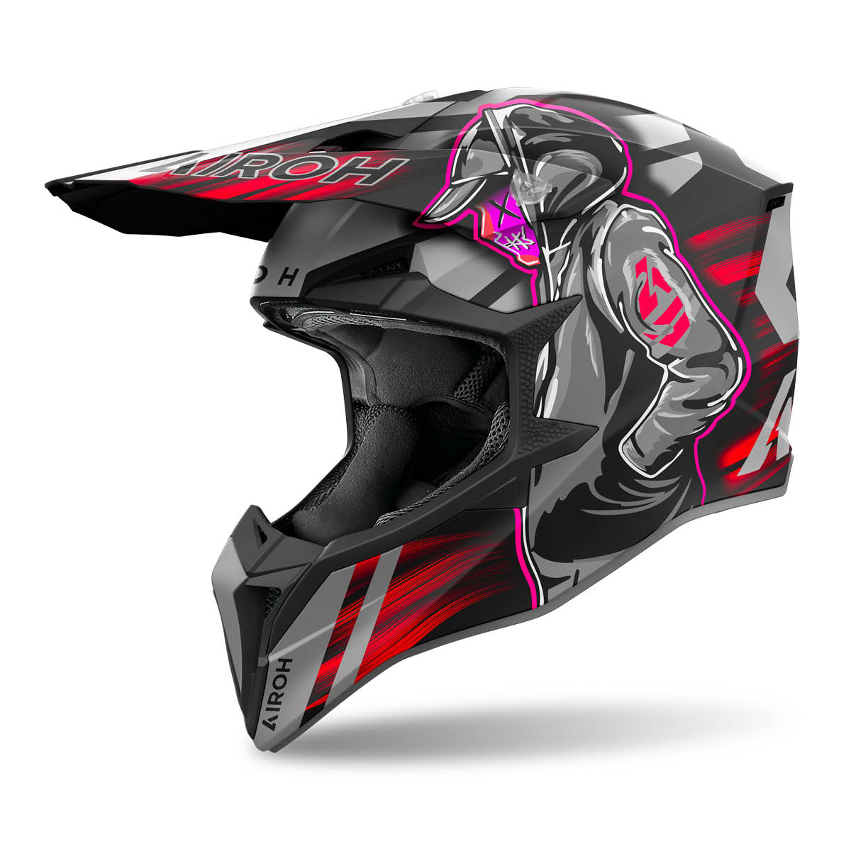 Motocross Helm Wraaap Cyber