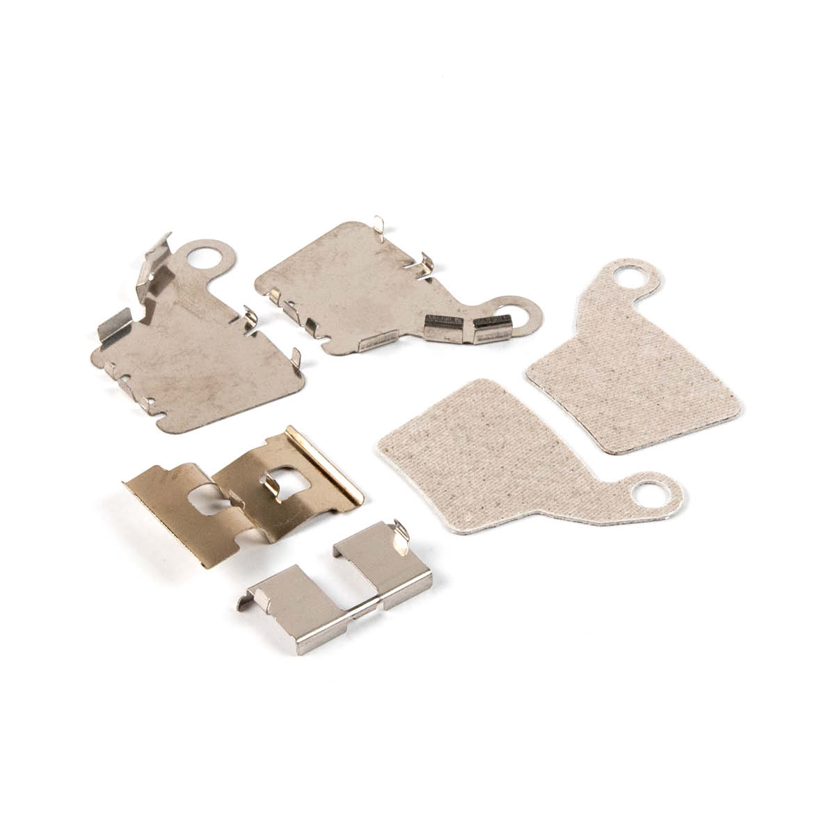 Hinterradbremsbelag Federblatt + Wärmeisolationsblatt