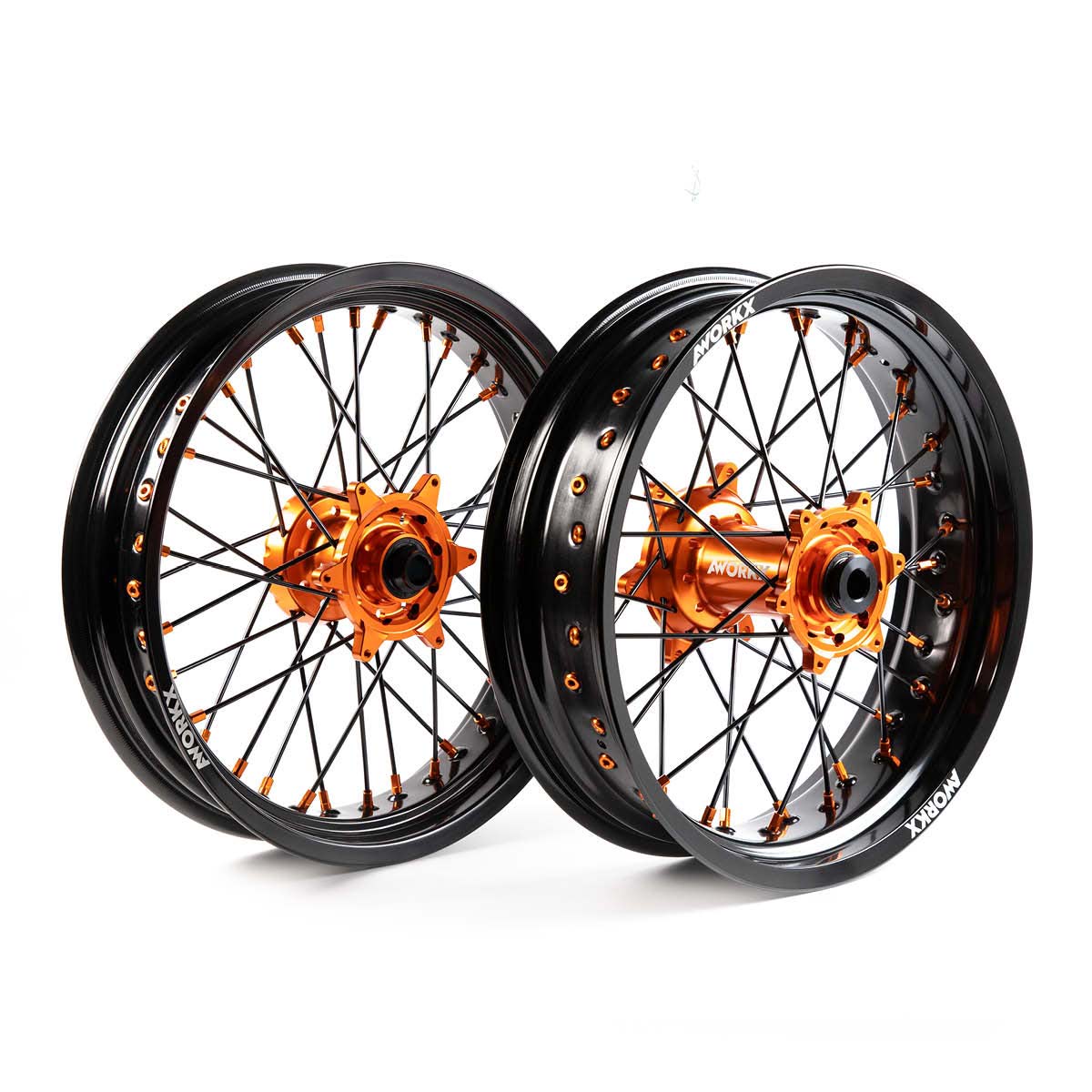 Supermoto Felgen Set für KTM, HQV, GASGAS