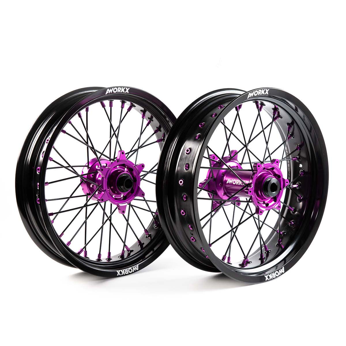 Supermoto Felgen Set für KTM, HQV, GASGAS