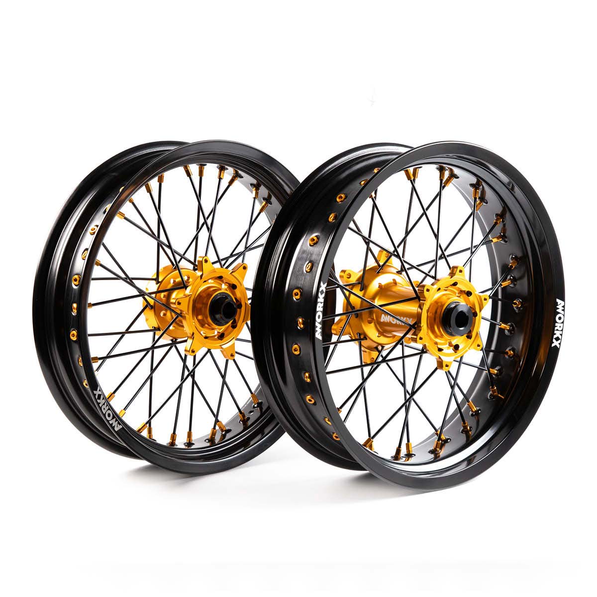 Supermoto Felgen Set für KTM, HQV, GASGAS