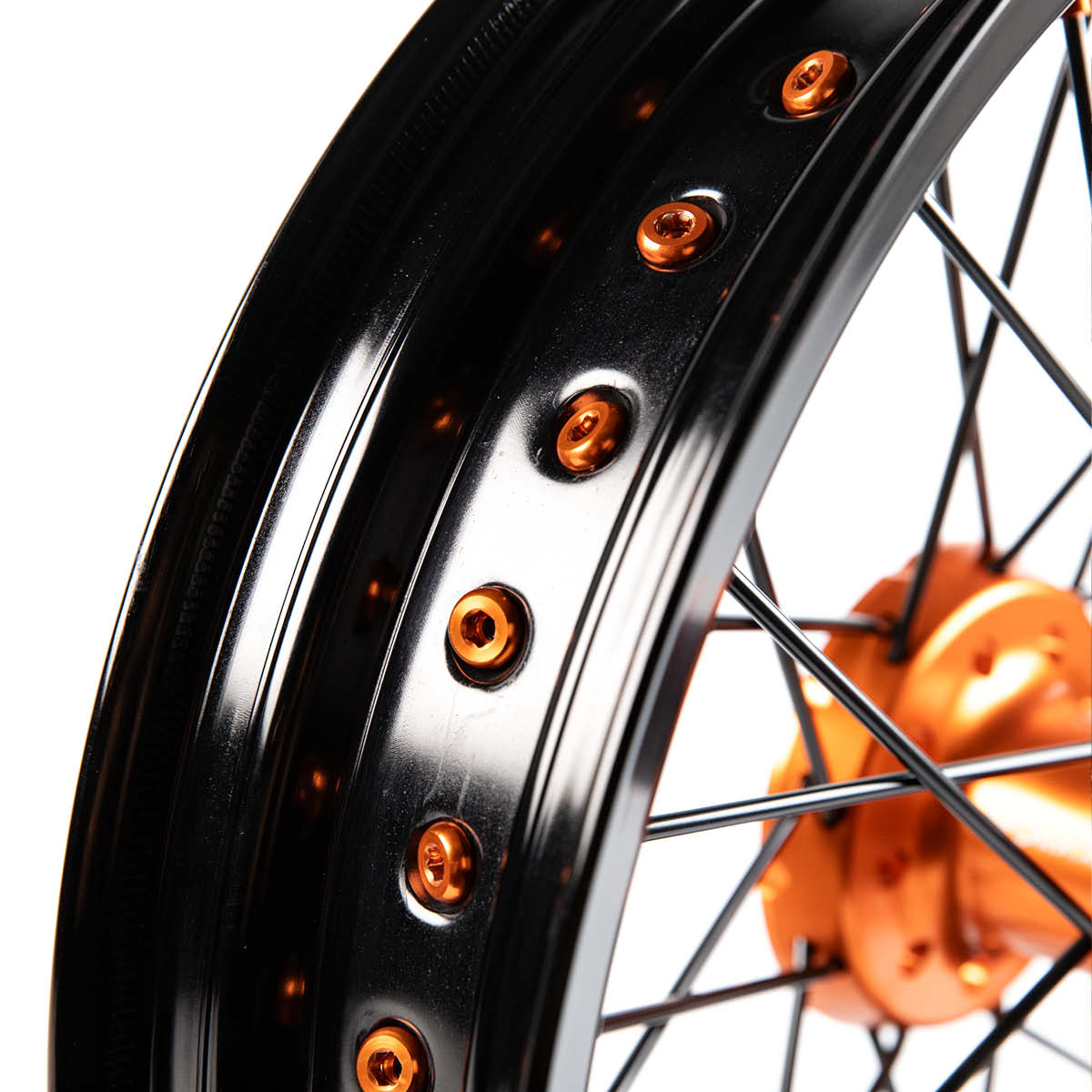 Supermoto Felgen Set für KTM, HQV, GASGAS