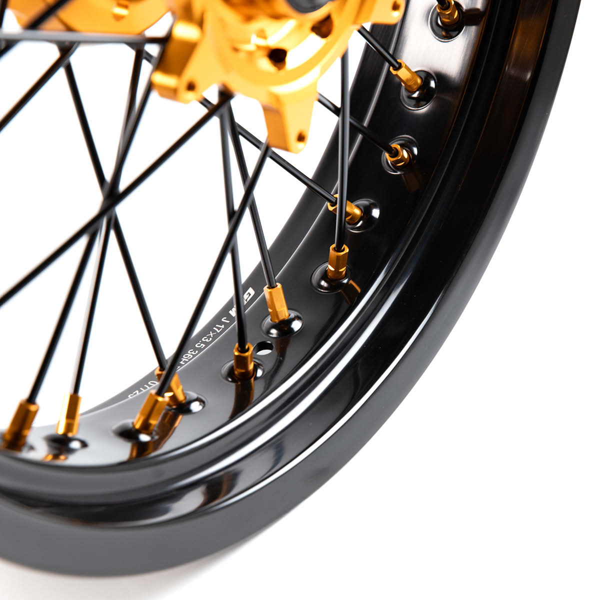 Supermoto Felge 17" x 3,5" für KTM, HQV, GASGAS