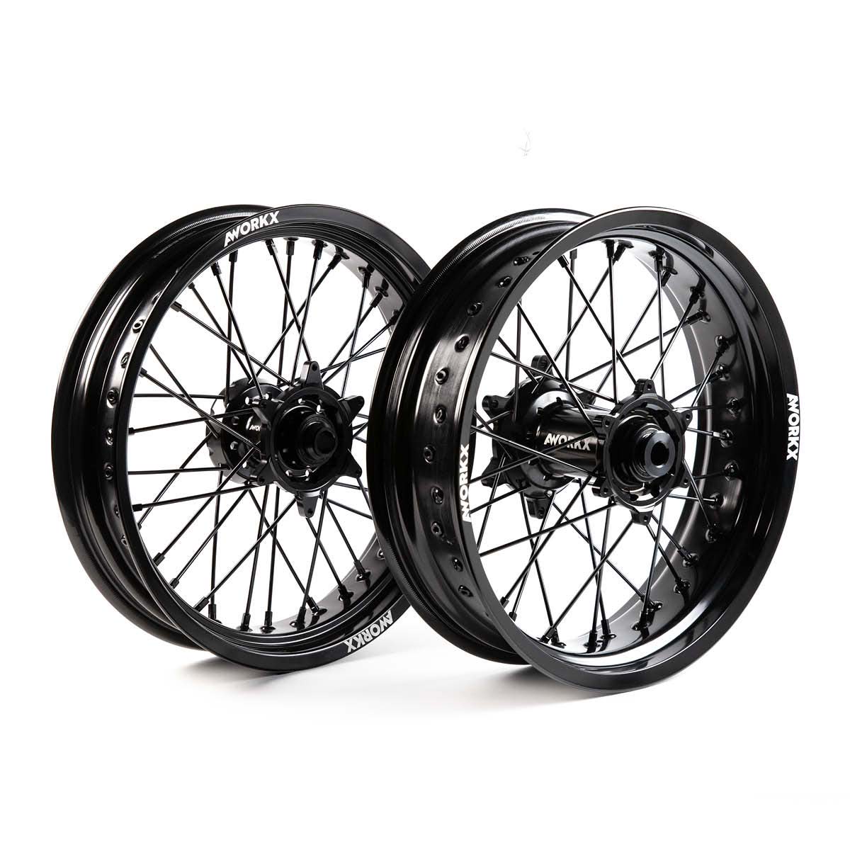 Supermoto Felgen Set für KTM, HQV, GASGAS